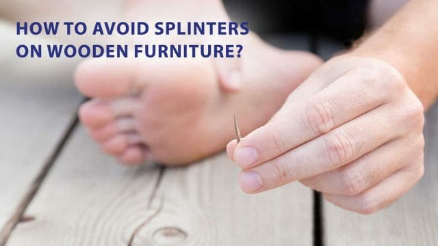 Table With Splinters Avoid splinters on wooden furniture in 3 steps - WD40 India