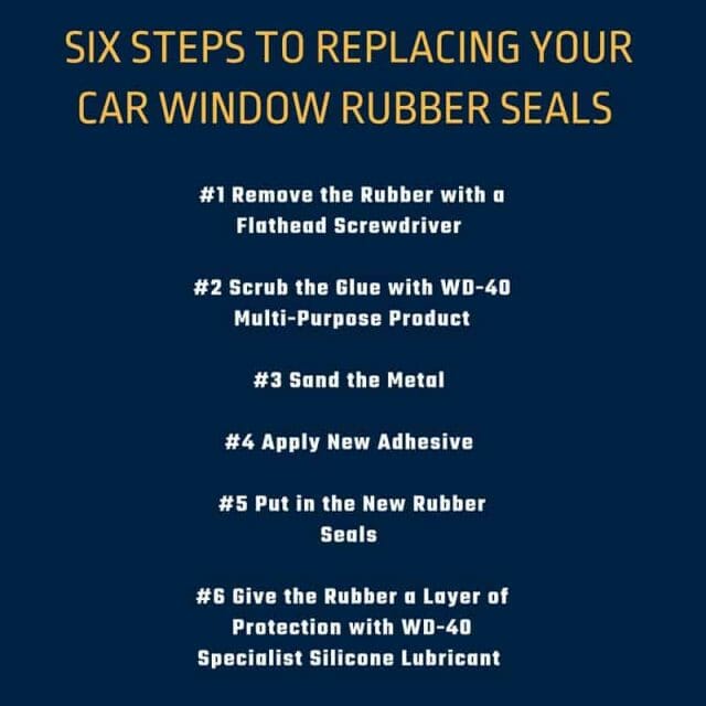 How to Clean and Protect Car Window Rubber Seals