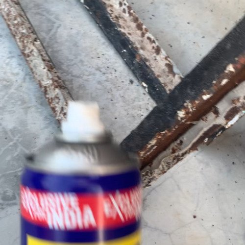 Iron window frame cleaning