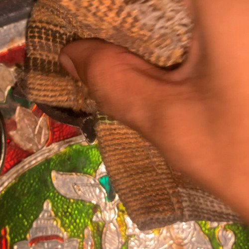 Pooja thali cleaning