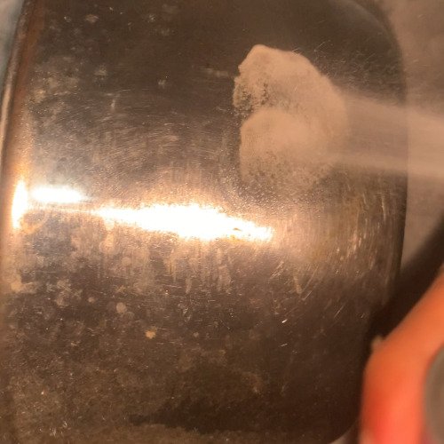 Coocking vessel cleaning