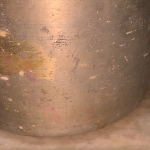 Silver pot cleaning