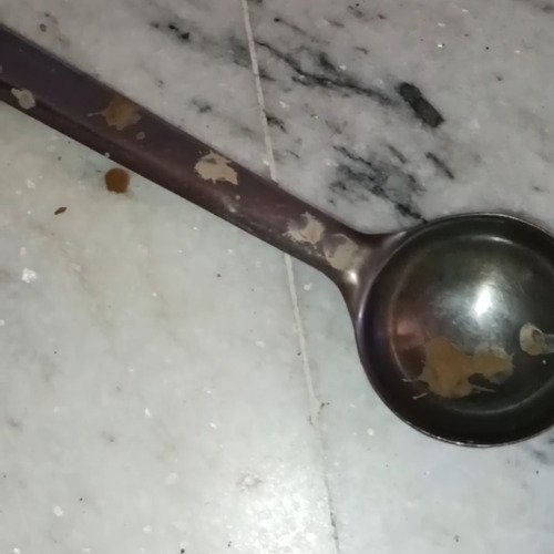 Dirty ladle cleaning