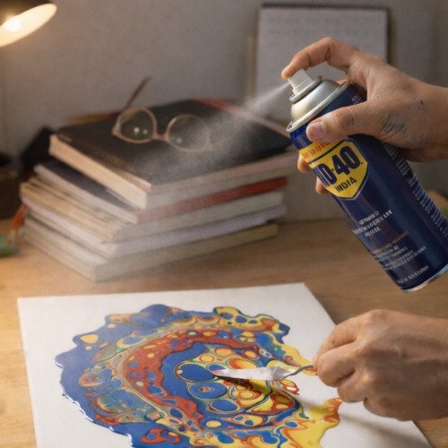 WD-40 as an Art Tool