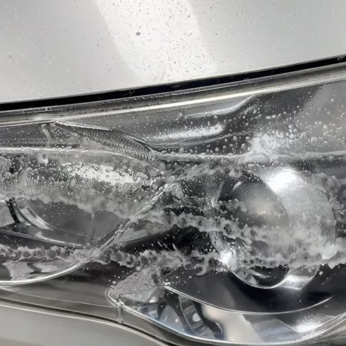 Cleaning headlights