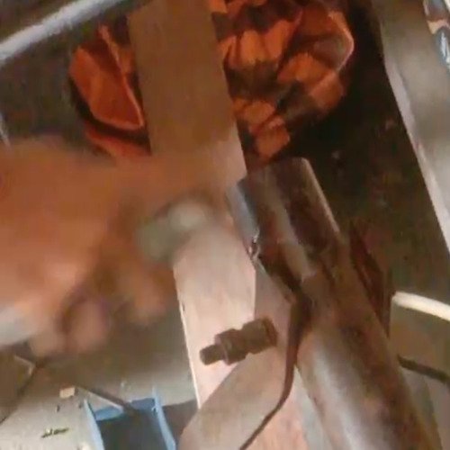 Cleaning iron angle