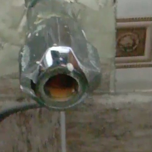 Broken shower head cleaning