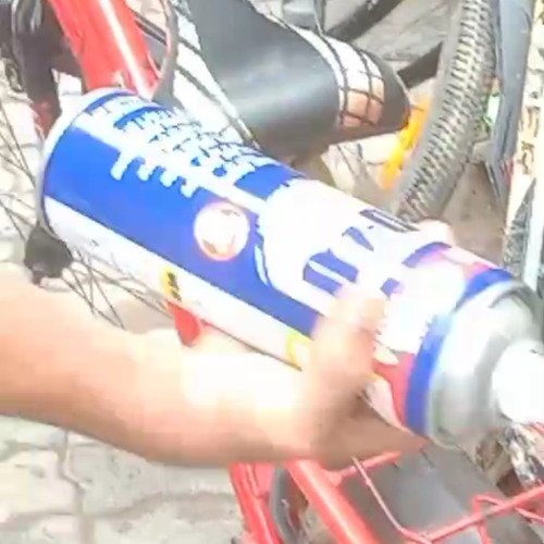 Bicycle stand cleaning