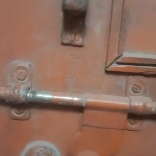 Wooden gate latch cleaning