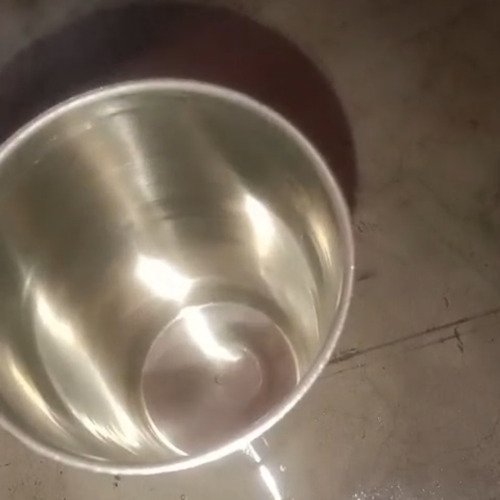 Cleaning steel bowl