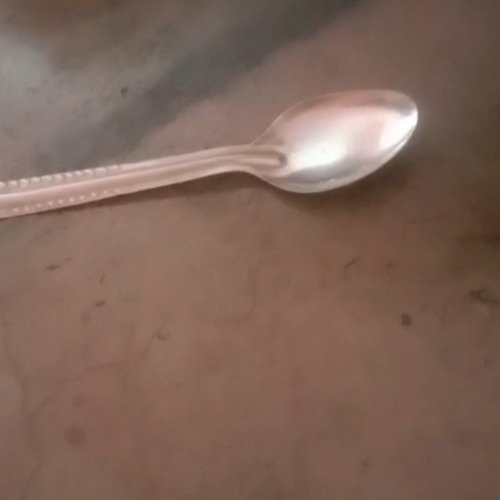 Dirty spoon cleaning