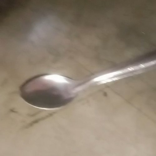 Dirty spoon cleaning