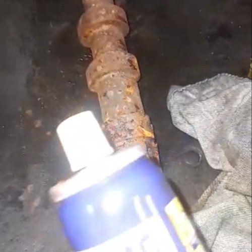 Rusted iron cleaning