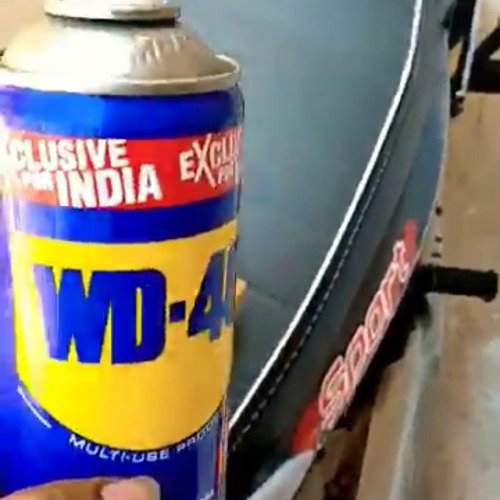 Wd-40 bike cleaning.