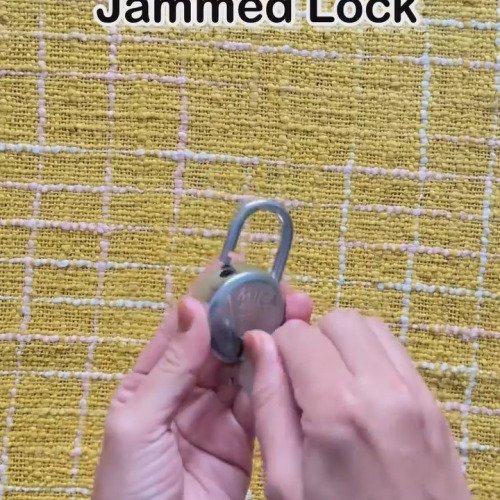 How to open a Jammed Lock