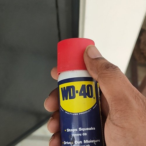 WD-40 wood repair and motorcycle chain repair