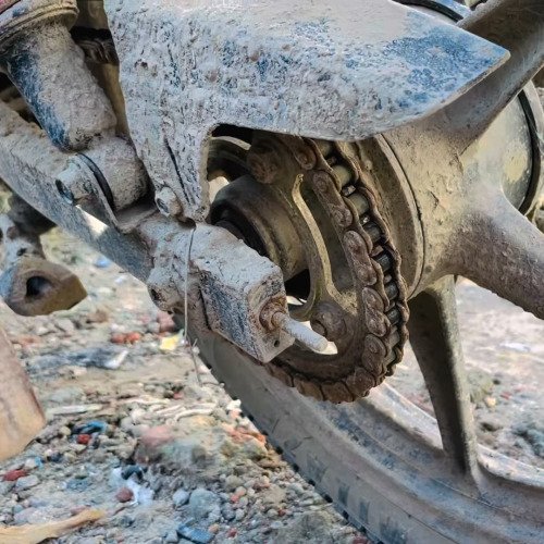 To clean the my bike chain with WD 40