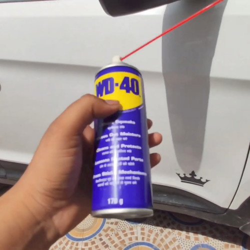 WD-40 for Smooth, Noiseless Hinges