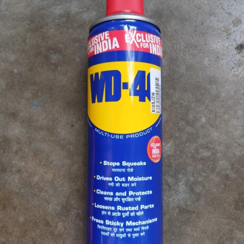 To clean rusty chain of my old motorcycle