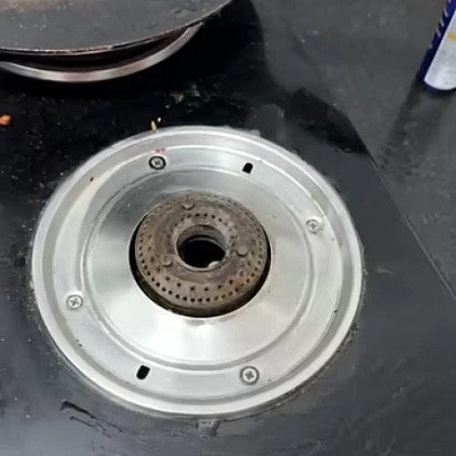 Quick Gas Stove Cleaning