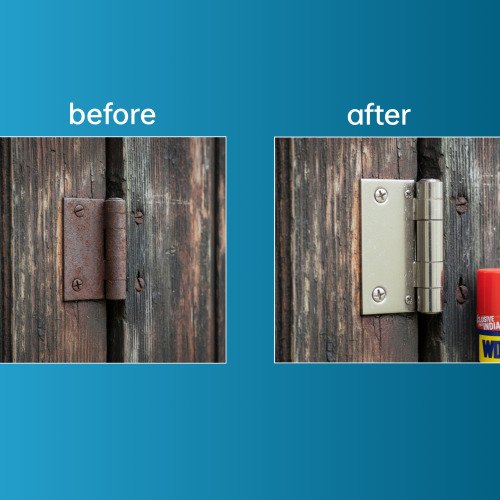Fixing a Squeaky Door Hinge with WD-40