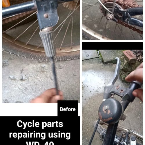 Cycle problem fix using WD-40