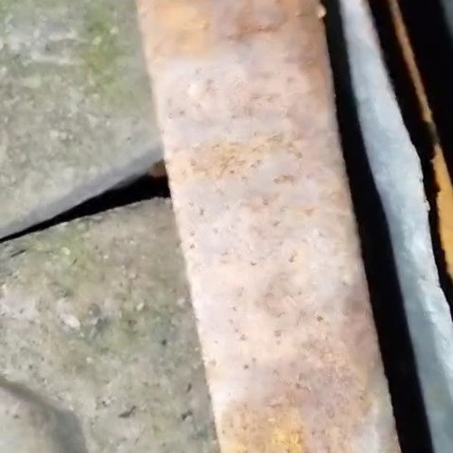 Rusted iron Cleaning