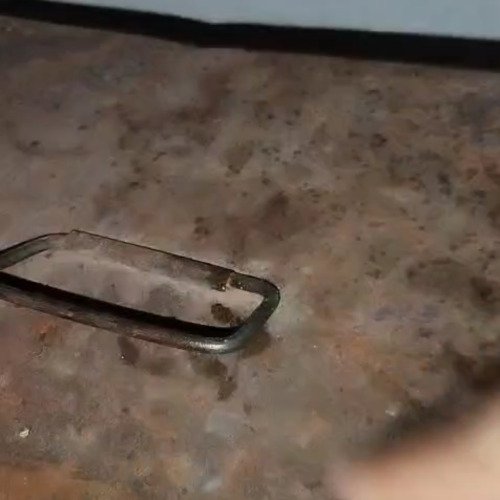 Steel box handle cleaning