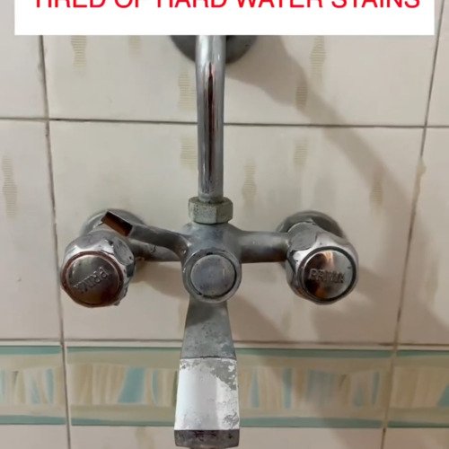 Stainless still tap clean WD-40
