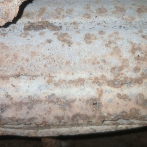 Old broken metal sheet cleanup