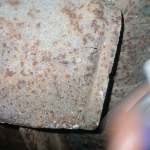 Rusted iron cleaning