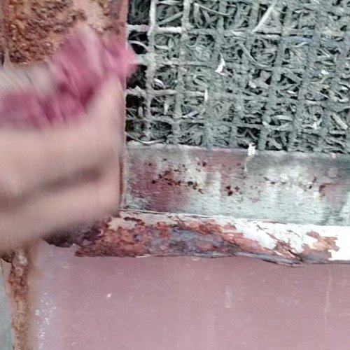 Cooler rusted cleaning