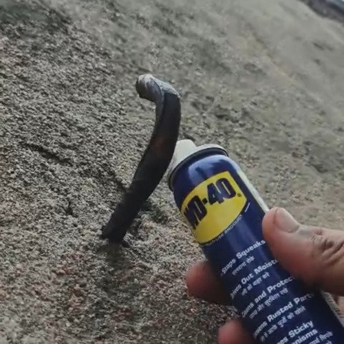 Ground stakes cleaning