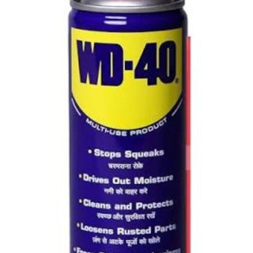 WD 40 Removes all the rust from old objects.