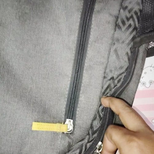 Backpack Zipper problem solved using WD-40