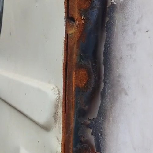 Rusted gate cleaning