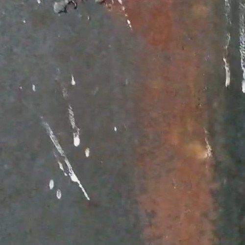 Rusted iron door cleaning