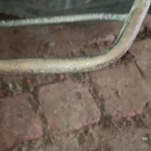 Bike foot rester cleaning up