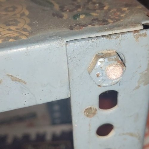 Iron angle rack cleaning