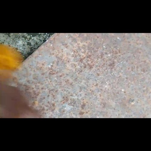 Heavy rusty teen clean up