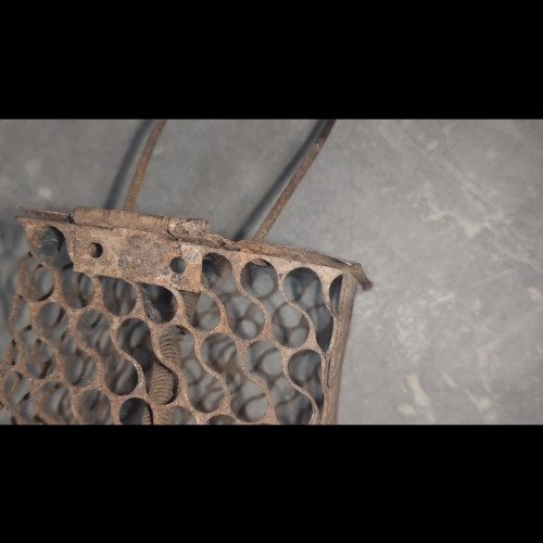 Old cage trap cleaning