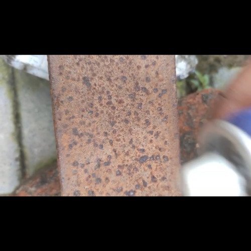 Rusted iron cleaning