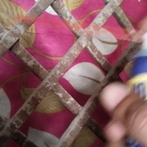 Iron window bars cleaning