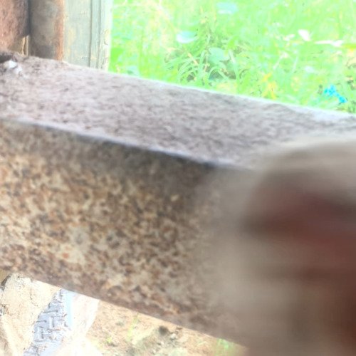 Wheel metal beam cleaning