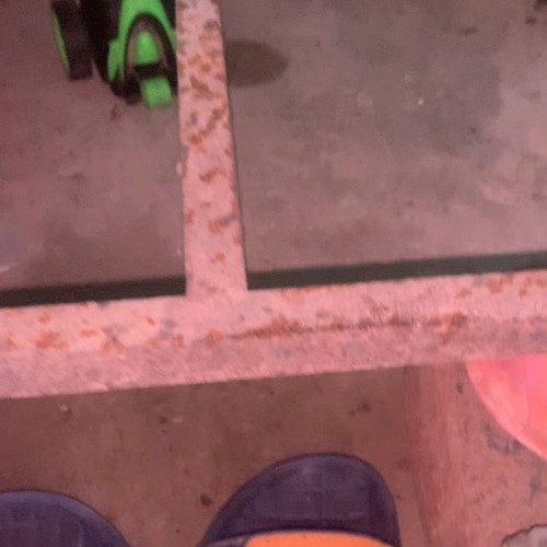 Iron frame cleaning