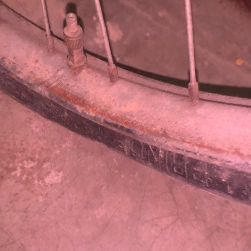 Cycle wheel cleaning