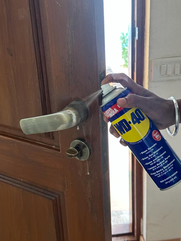 Restore Don't Replace 2023 WD40 door lock